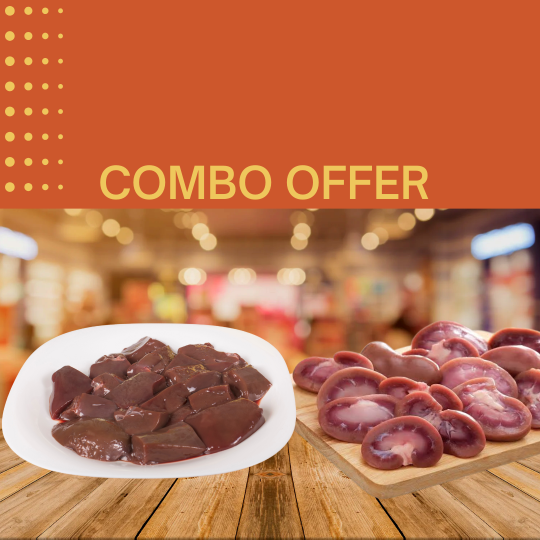 Combo Offer - Mutton Kaleji (Liver) & Mutton Gurda (Kidney)