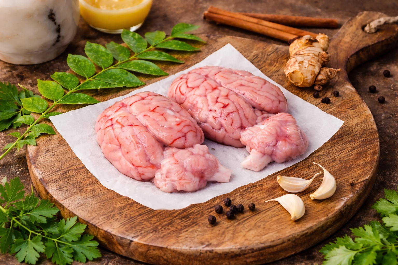 Goat Brain (Bheja) – 2 Pcs